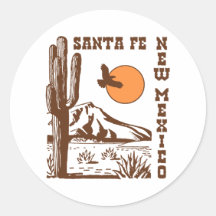 Santa Fe Stickers