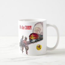 Santa Fe Super Chief Train Cup Mugs