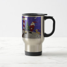 Santa Finds A pot Of Gold Coffee Mug