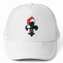 Santa Fleur de lis hats by ARTegrity Santa Fleur de lis hats