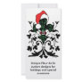 Santa Fleur de lis Photo Greeting Card