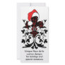 Santa Fleur de lis (red) Photo Card Template