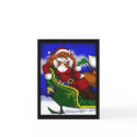 Santa Fox Notecard by artvixn Santa Fox Notecard
