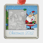 Santa Frame Photo Ornament