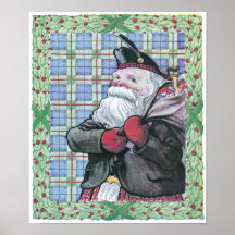 Santa from Scotland Poster