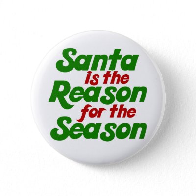 Santa funny christmas humor parody buttons