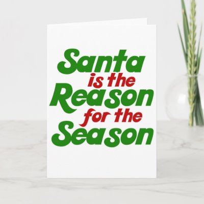 Santa funny christmas humor parody cards