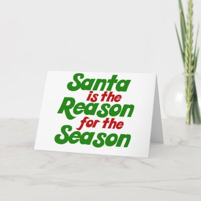 Santa funny christmas humor parody cards