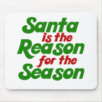 Santa funny christmas humor parody mousepads