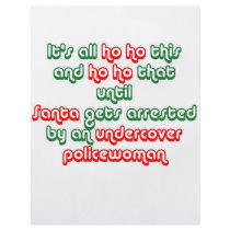 Santa Gets Arrested flyers