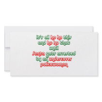 Santa Gets Arrested photo cards by omgoshitschristmas Santa Gets Arrested photo cards