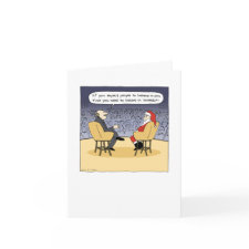 Santa Gets Some Advice card