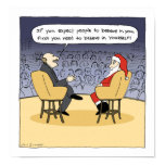 Santa Gets Some Advice Print