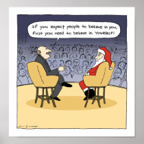 Santa Gets Some Advice Print