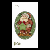 Santa Gift Tags business cards by Guiltypleasures Santa Gift Tags business cards