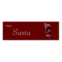 Santa Gift Tags - North Pole business cards by jbranam Santa Gift Tags - North Pole business cards