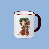 Santa Gingerbread Mug mugs