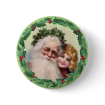 SANTA, GIRL & HOLLY by SHARON SHARPE Pins