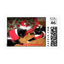 Santa Girls Stamps