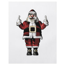 Santa Giving the Finger Personalized Flyer