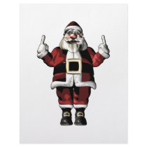 Santa Giving the Finger Personalized Letterhead