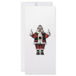 Santa Giving the Finger Rack Card Design