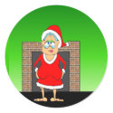 Santa Gladys sticker