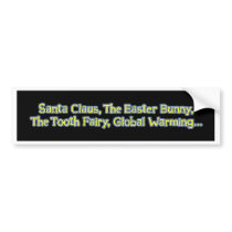 santa_glbl_wrming_bmprstkr_blk bumper sticker