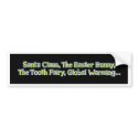 santa_glbl_wrming_bmprstkr_blk bumper stickers