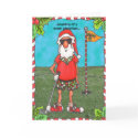 Santa Golfing cards by painterchic1128 Santa Golfing cards