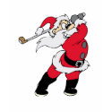 Santa Golfing T-shirt shirt