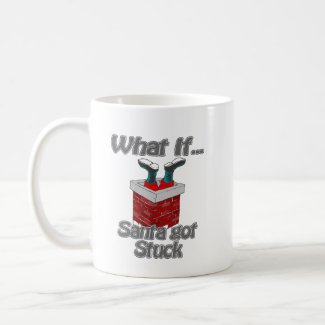 Santa got stuck mug