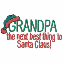 Santa Grandpa embroidered shirts
