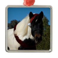 Santa Gypsy Horse Ornament