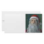 Santa, Hand Painted, Stern Face Photo Card Template
