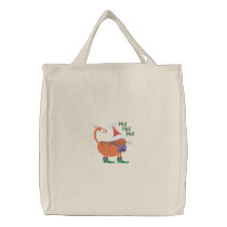 Santa Hat Cat embroidered bags by Embroidery4U Santa Hat Cat embroidered bags