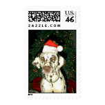 Santa Hat Hannah Postage Stamp