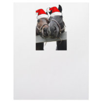 Santa Hat Horses letterhead by Incatneato Santa Hat Horses letterhead