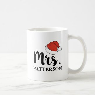 Santa Hat Mrs. Mug