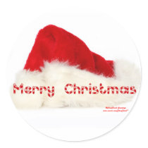 Santa Hat Sticker