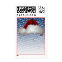 Santa Hat Template Christmas Stamp