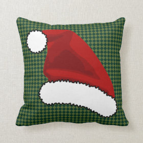 santa hat throw pillows