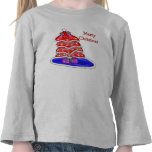 Santa Hat Tree t-shirts
