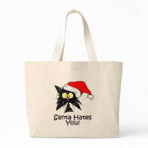 Santa Hates You bags