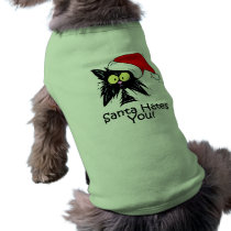 Santa Hates You pet clothing