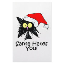 Santa Hates You Stationery Design