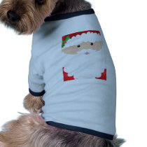 Santa Head Frame pet clothing by mariabellimages Santa Head Frame pet clothing