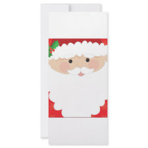 Santa Head Frame rack cards