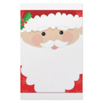 Santa Head Frame stationery