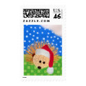 Santa Hedgehog postage
